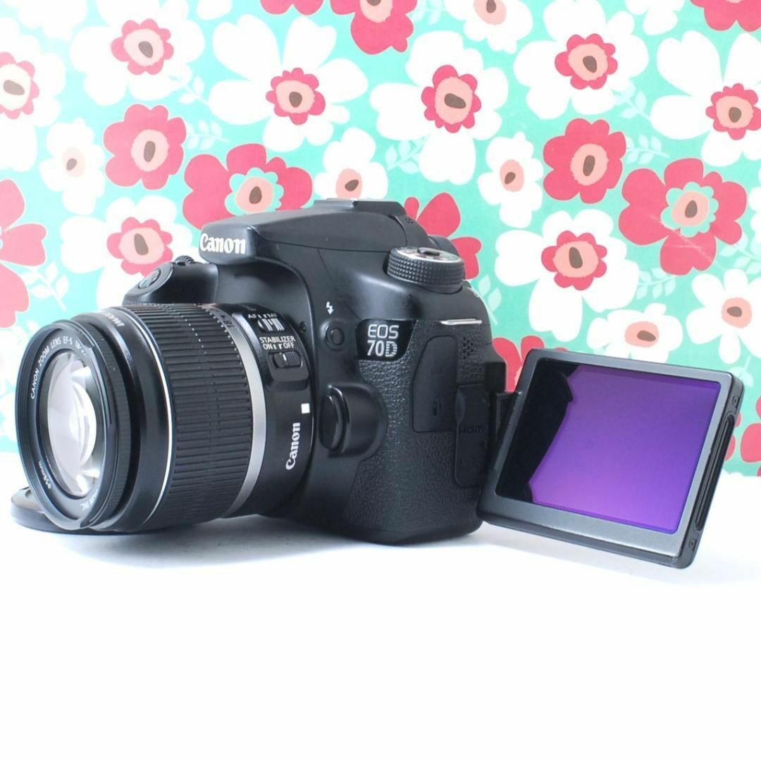 ❤️Wi-Fi搭載 ❤️Canon EOS 70D❤️高画質❤️動画撮影❤大人気