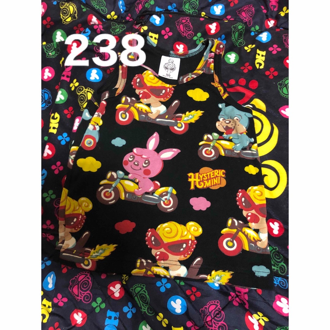 HYSTERIC MINI(ヒステリックミニ)のバイクミニちゃん　タンク キッズ/ベビー/マタニティのキッズ服女の子用(90cm~)(Tシャツ/カットソー)の商品写真