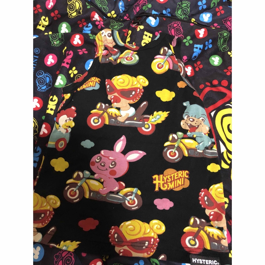 HYSTERIC MINI(ヒステリックミニ)のバイクミニちゃん　タンク キッズ/ベビー/マタニティのキッズ服女の子用(90cm~)(Tシャツ/カットソー)の商品写真