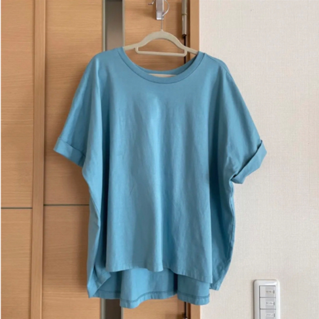 UNIQLO(ユニクロ)のユニクロ　コットンオーバーサイズTシャツM 美品 メンズのトップス(Tシャツ/カットソー(半袖/袖なし))の商品写真