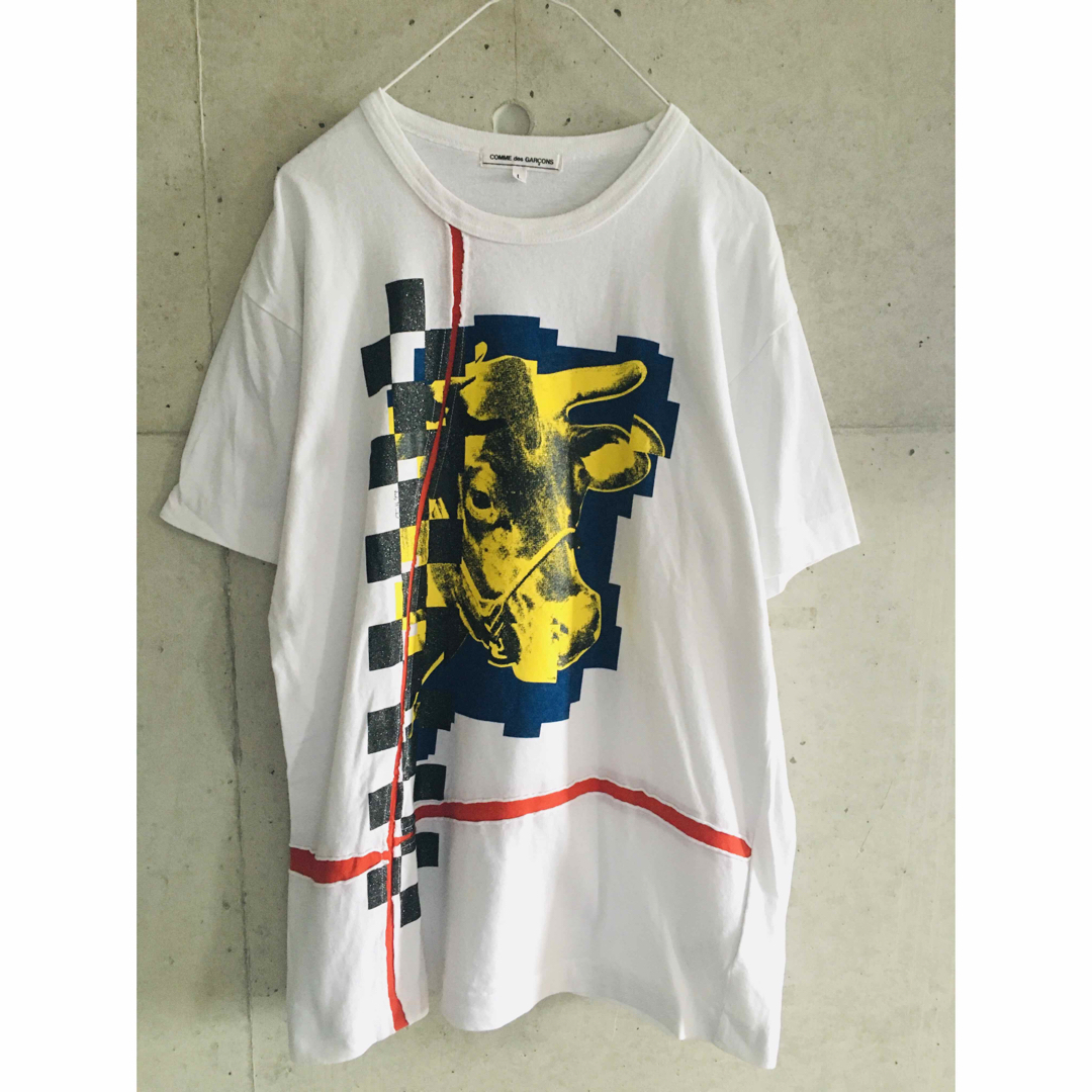 中古◎カラー【激希少★限定コラボ★メンズL】コムデギャルソン アンディウォーホール Tシャツ