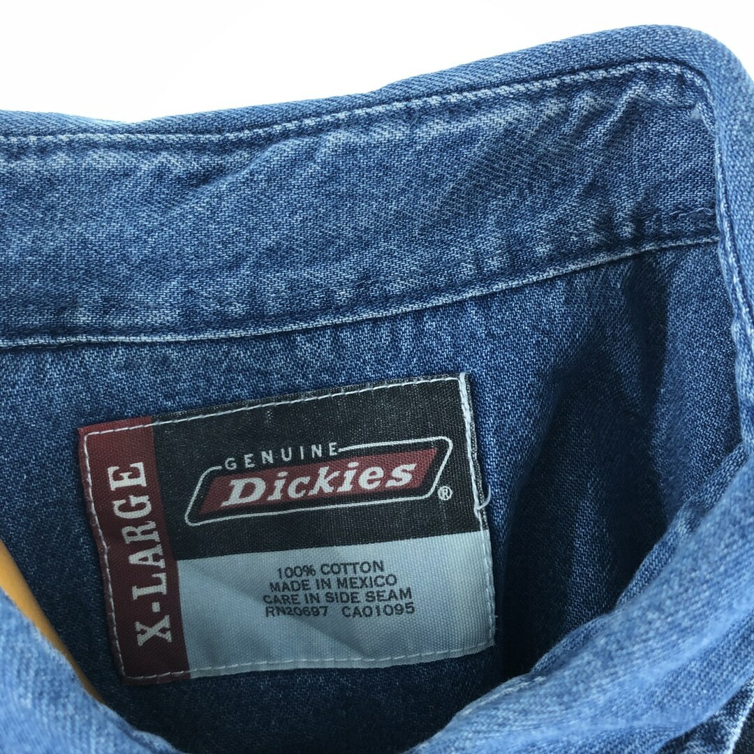 【アメリカ  】Dickies ディッキーズ 長袖シャツ デニムシャツ