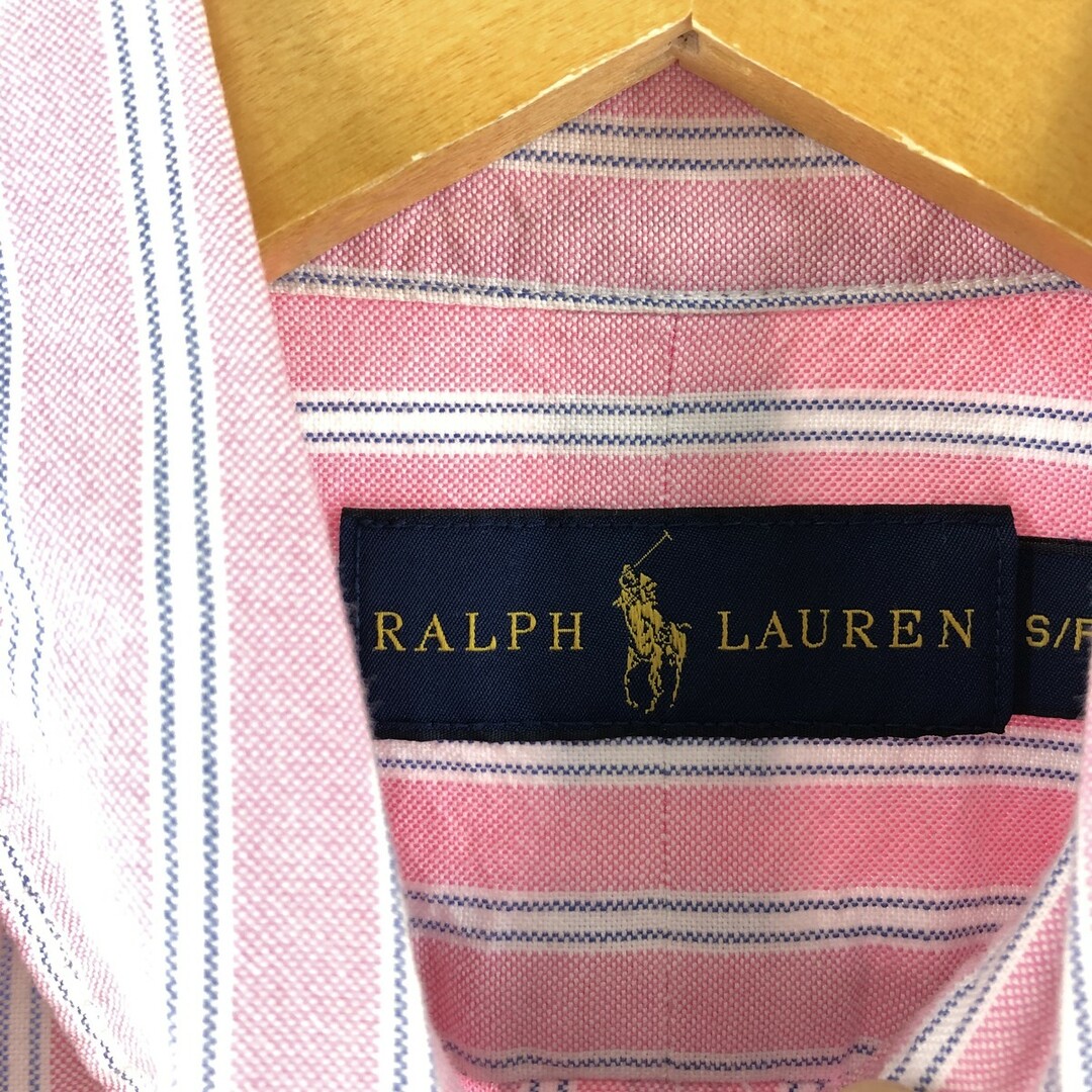 Ralph Lauren(ラルフローレン)の古着 ラルフローレン Ralph Lauren 長袖 ボタンダウンストライプシャツ メンズS /eaa374692 メンズのトップス(シャツ)の商品写真
