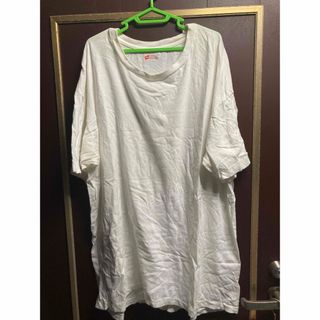 ヘインズ(Hanes)のXXXL Tシャツ　白(Tシャツ/カットソー(半袖/袖なし))