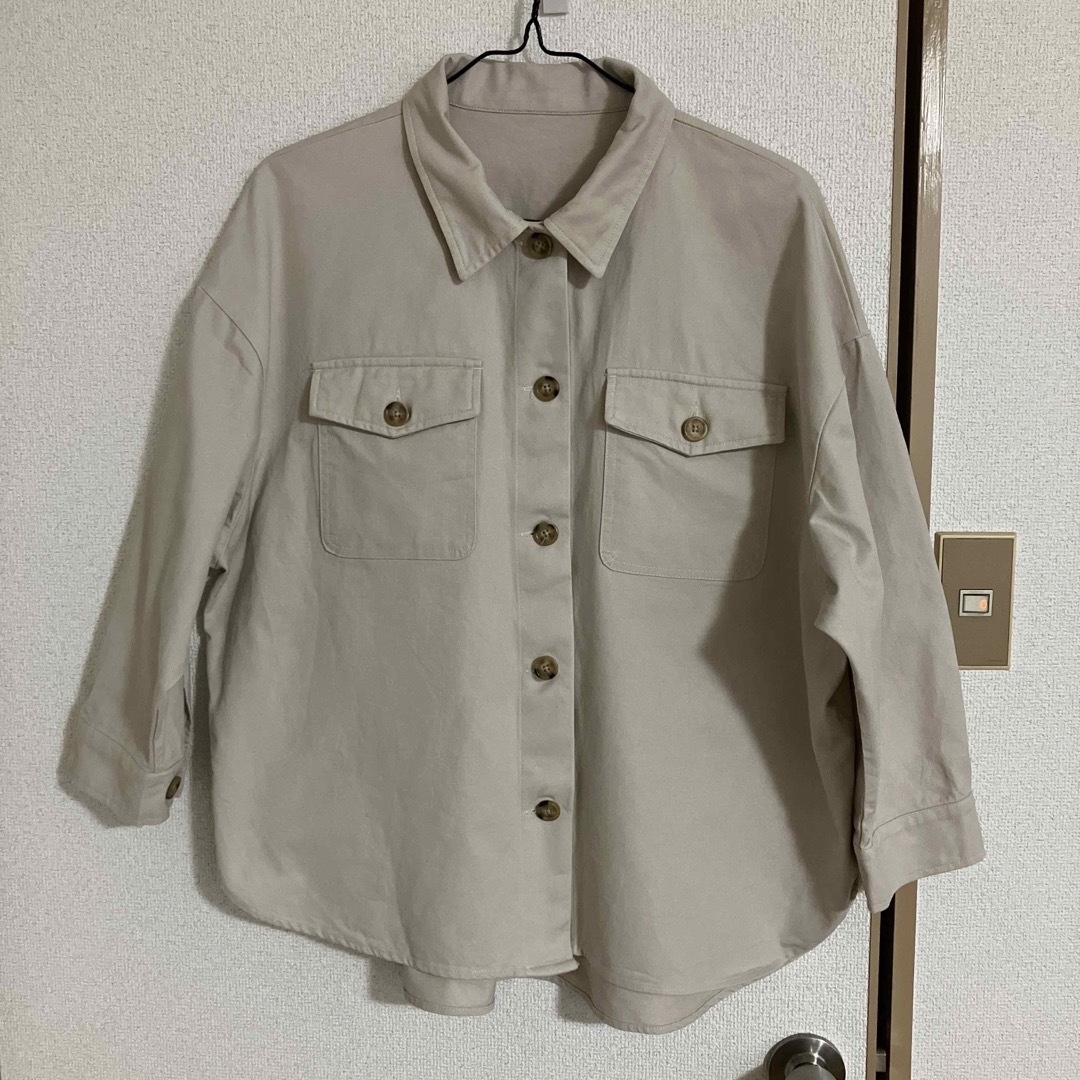 GRL(グレイル)のお値下げ　GRL シャツジャケット　Fサイズ レディースのトップス(シャツ/ブラウス(長袖/七分))の商品写真