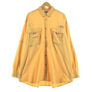 コロンビア(Columbia)の古着 コロンビア Columbia PFG ボタンダウン 長袖 フィッシングシャツ メンズXXL /eaa373243(シャツ)