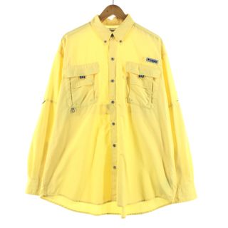 コロンビア(Columbia)の古着 コロンビア Columbia PFG ボタンダウン 長袖 フィッシングシャツ メンズXXL /eaa373245(シャツ)