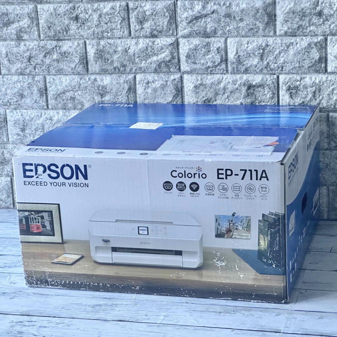 未開封 EPSON インクジェットプリンター 「カラリオ」EP-711A