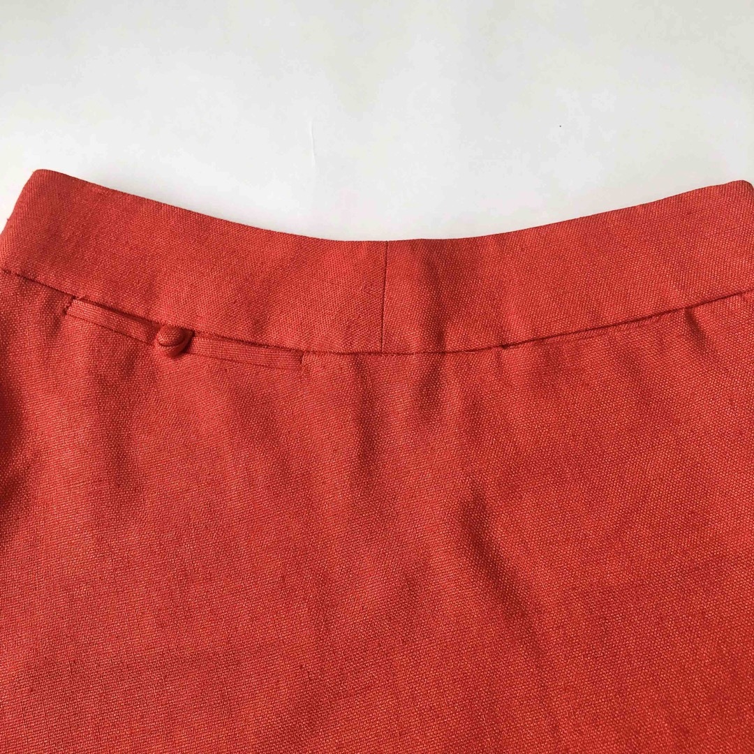 PINCEAU(パンソー)のパンソー　朱色　　膝丈スカート　36サイズ　Sサイズ レディースのスカート(ひざ丈スカート)の商品写真