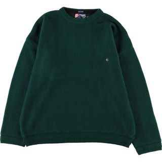 ラルフローレン(Ralph Lauren)の古着 90年代 ラルフローレン Ralph Lauren CHAPS チャップス コットンニットセーター メンズXL ヴィンテージ /eaa348881(ニット/セーター)