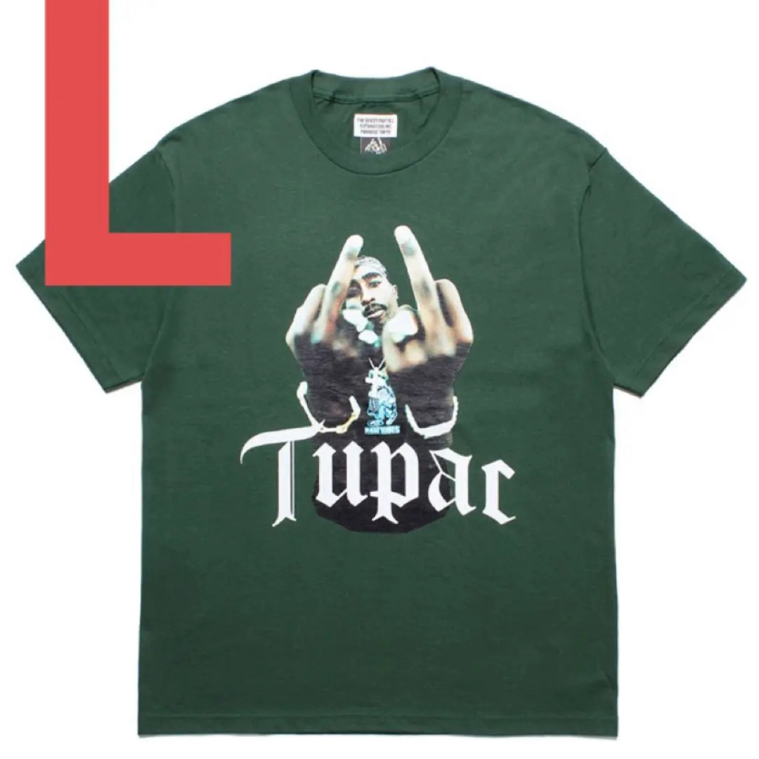 WACKO MARIA 2PAC / T-SHIRT グリーン L - Tシャツ/カットソー(半袖/袖