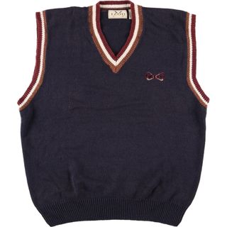 古着 アイゾッド IZOD リネン×コットンベスト メンズM /eaa344587(ベスト)