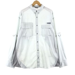 コロンビア(Columbia)の古着 コロンビア Columbia PFG ボタンダウン 総柄 長袖 フィッシングシャツ メンズXXL /eaa373238(シャツ)