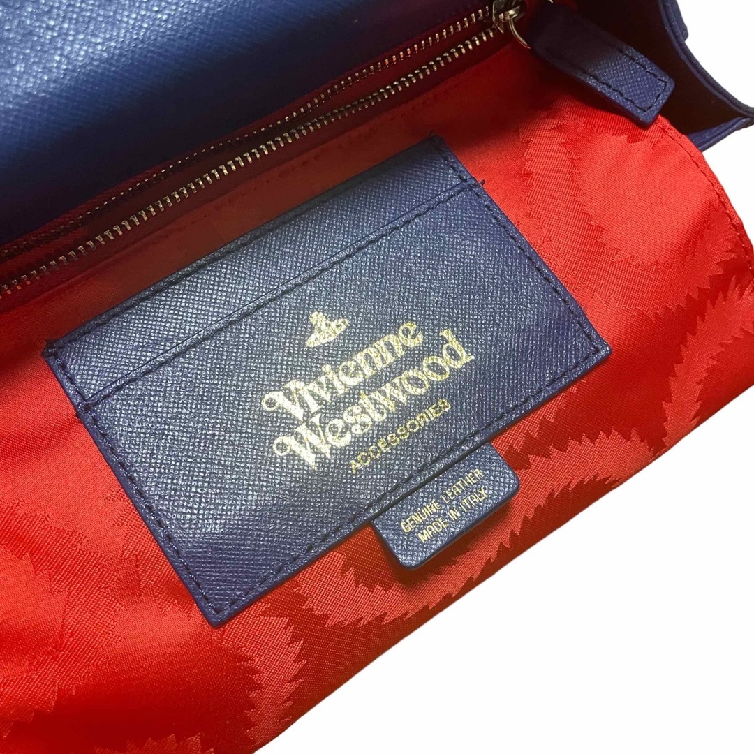 大阪 良品 Vivienne Westwood ショルダーバッグ スクイグル オーブ