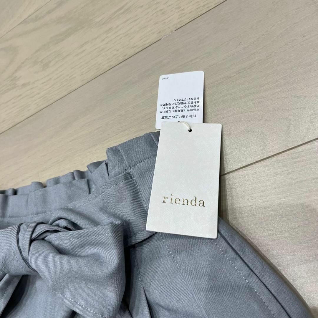 rienda(リエンダ)のrienda ワイドパンツ　Sサイズ　グレー レディースのパンツ(キュロット)の商品写真