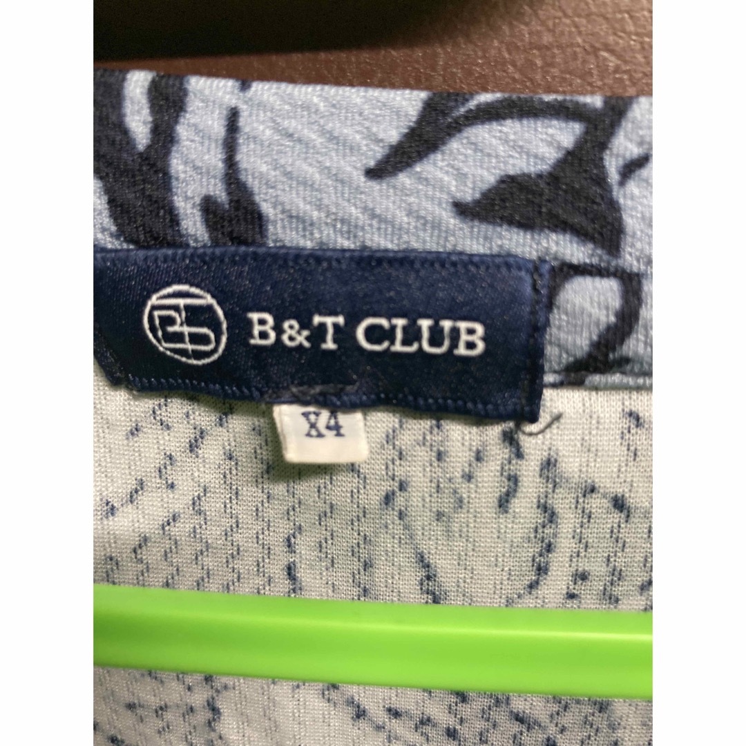 B&T CLUB(ビーアンドティークラブ)のX4 アロハ　青　ブルー　Tシャツ メンズのトップス(Tシャツ/カットソー(半袖/袖なし))の商品写真