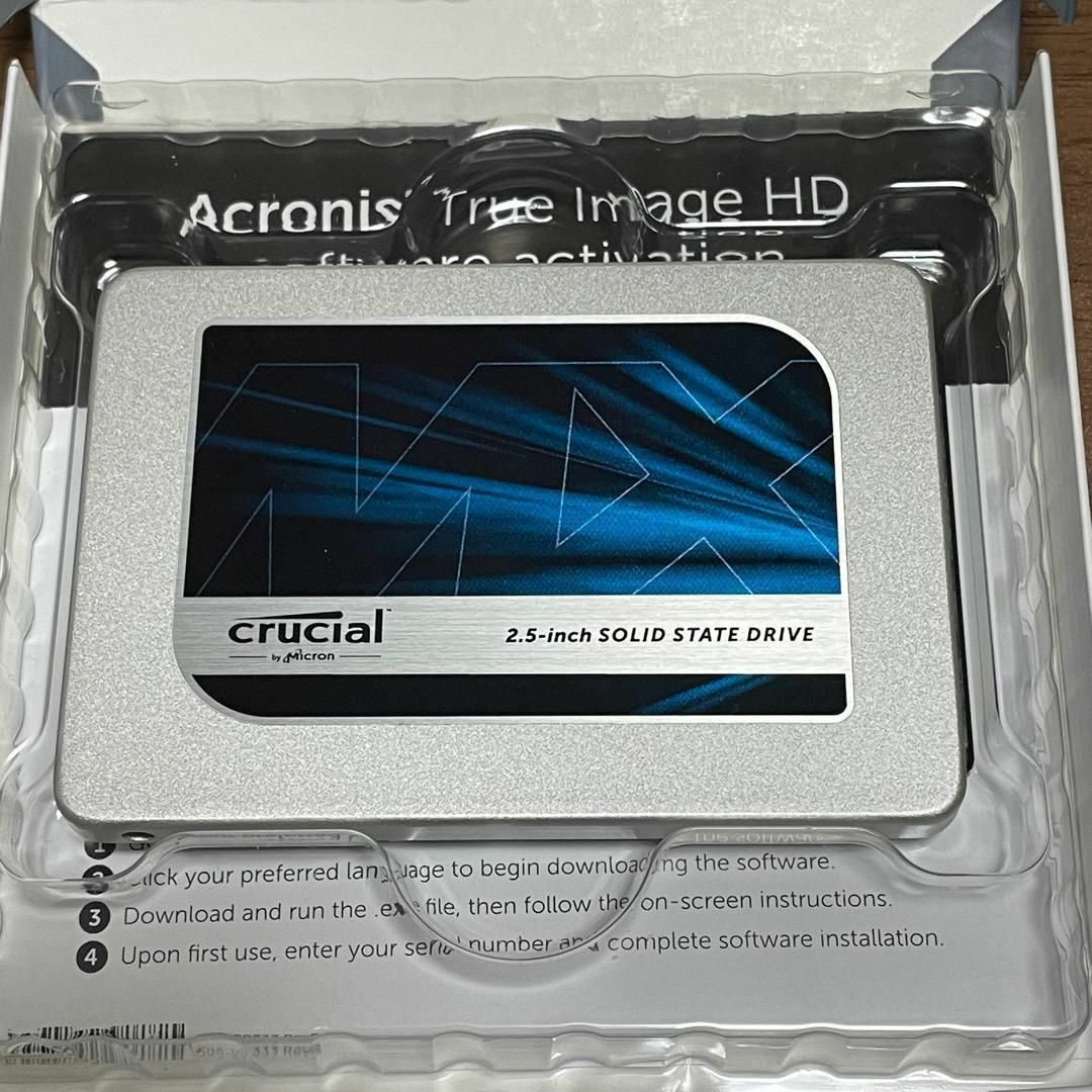 Crucial(クルーシャル) 525GB CT525MX300SSD1の通販 by MM's shop｜ラクマ