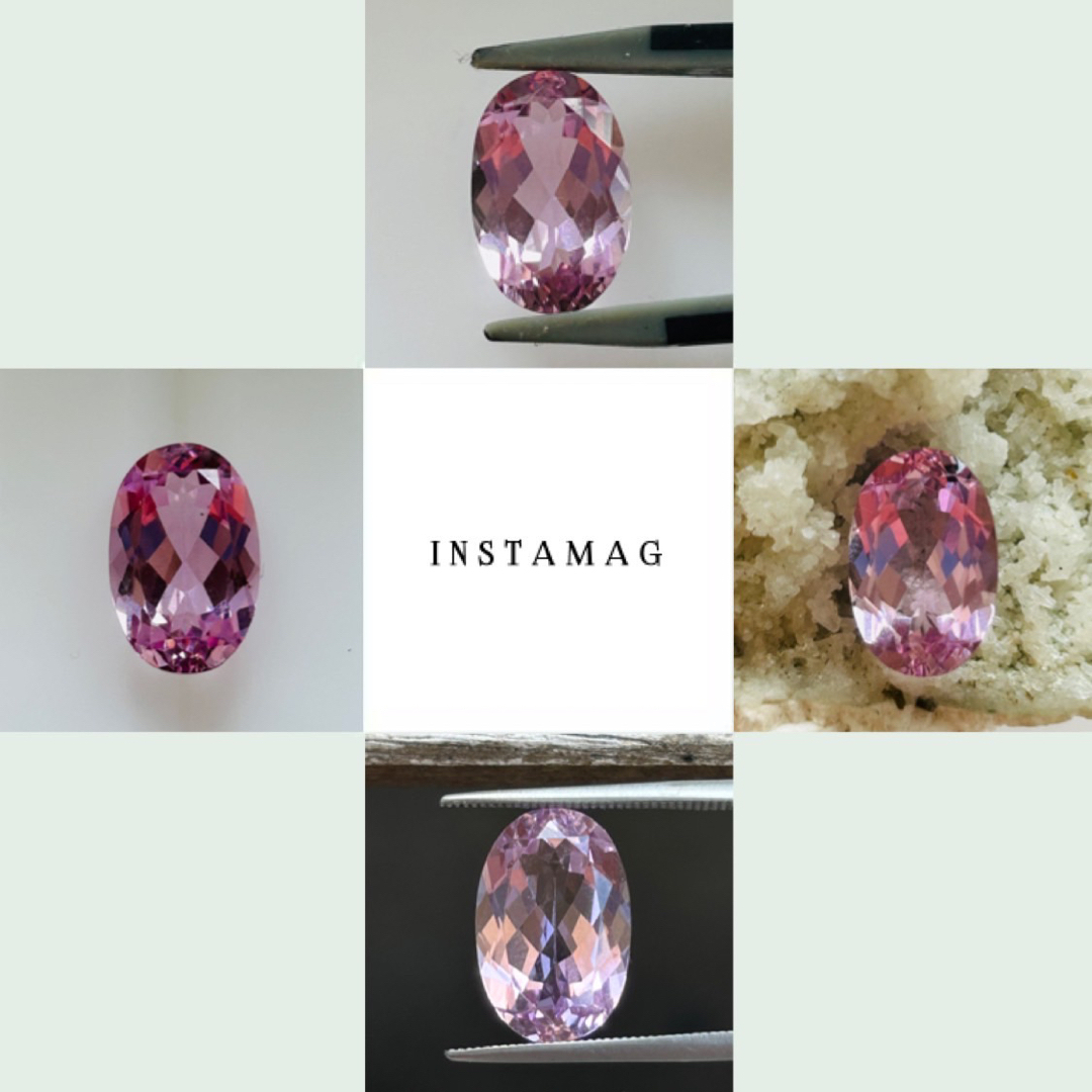 (R0925-7)『パキスタン産』天然クンツァイト 5.738ct 2