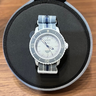 新品 未使用 保証付 SWATCH  BLANCPAIN 白 正規品 ブランパン