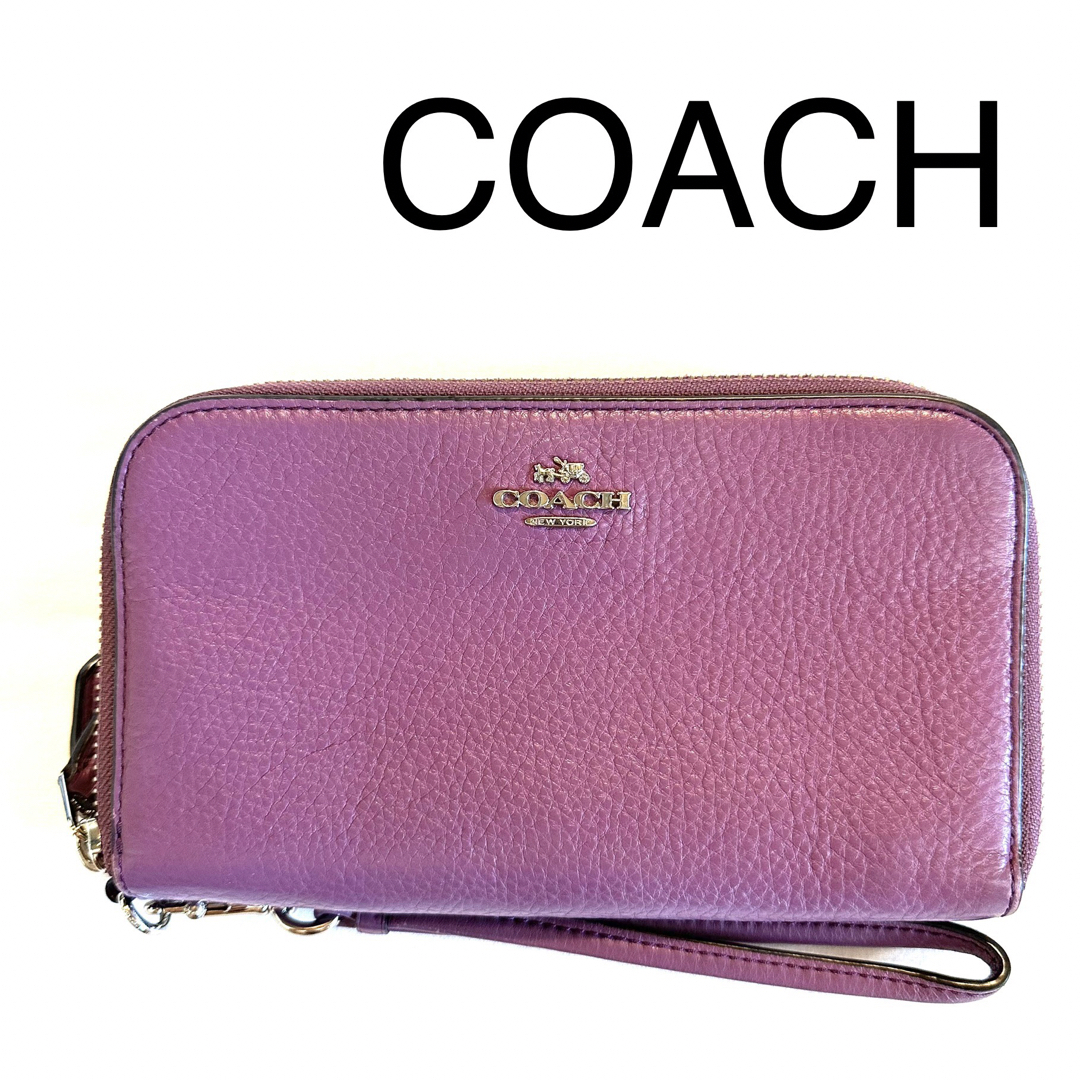 COACH - コーチ COACH 財布 長財布 パープルの通販 by かなひな☆月末