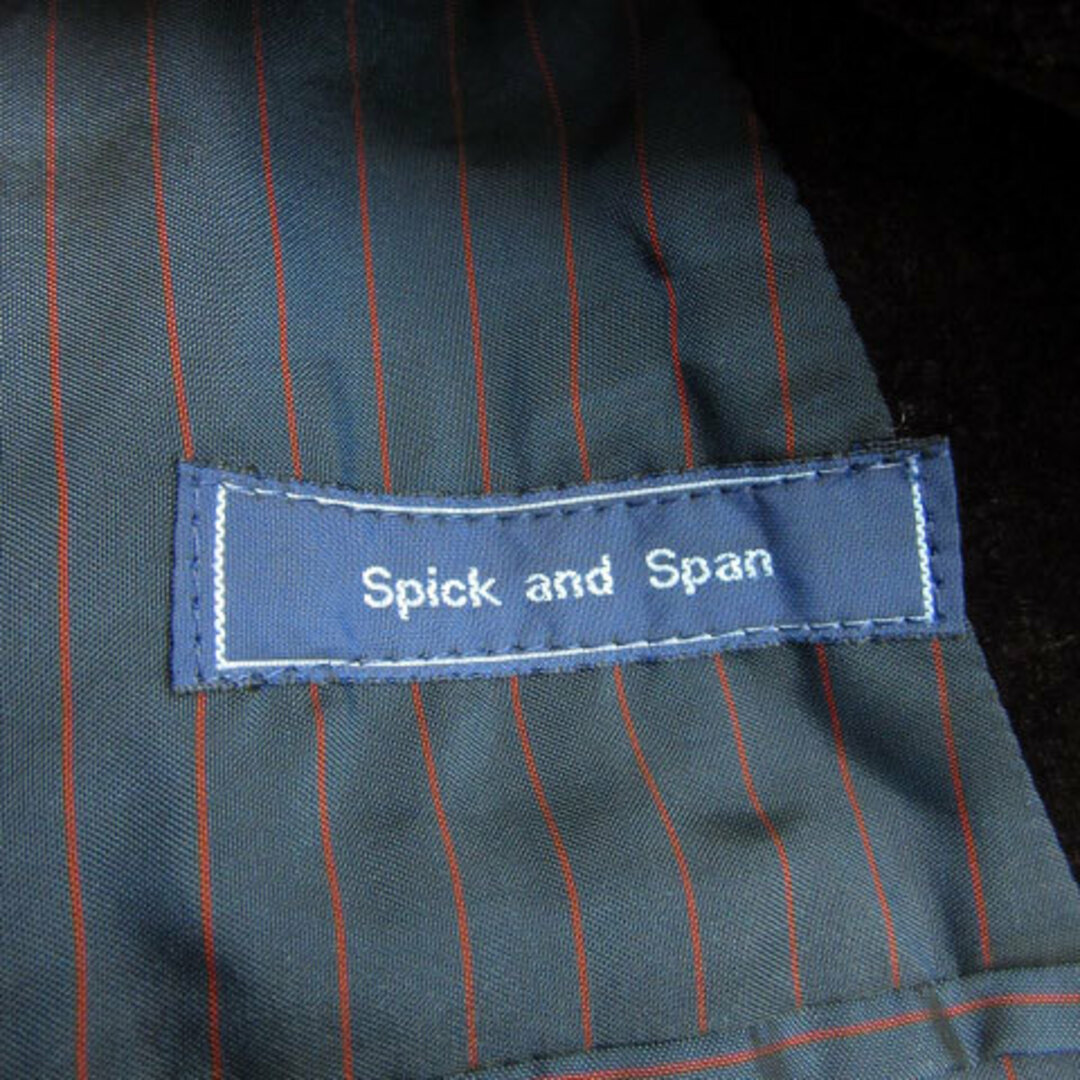 Spick & Span(スピックアンドスパン)のスピック&スパン テーラードジャケット ミドル丈 総裏地 シングルボタン 紫 レディースのジャケット/アウター(その他)の商品写真