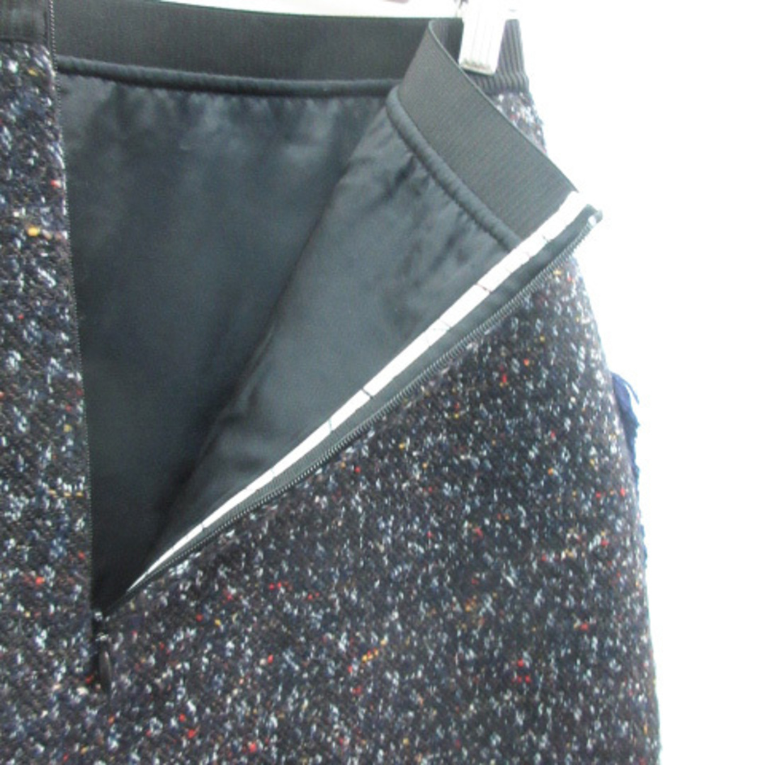 other(アザー)のcm.100 フレアスカート ロング丈 マルチカラー ウール 40 ブラック 黒 レディースのスカート(ロングスカート)の商品写真