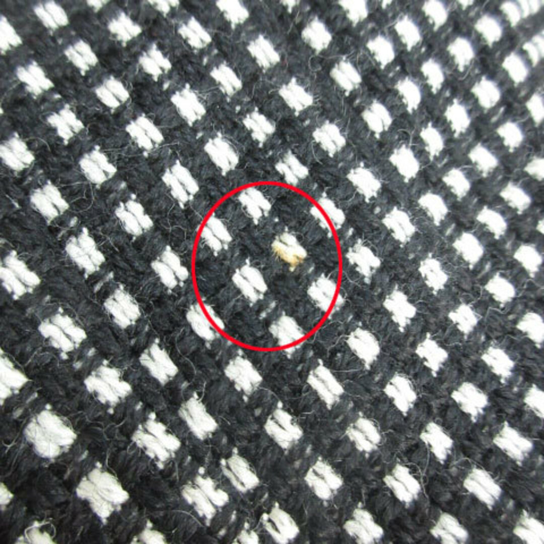 VIAGGIO BLU(ビアッジョブルー)のビアッジョブルー ワンピース ひざ丈 ノースリーブ グラフチェック柄 2 黒 レディースのワンピース(ひざ丈ワンピース)の商品写真