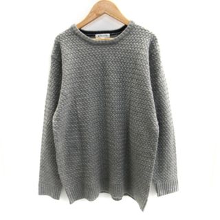 ザショップティーケー(THE SHOP TK)のザショップティーケー ニット セーター 長袖 ラウンドネック L グレー ■MO(ニット/セーター)