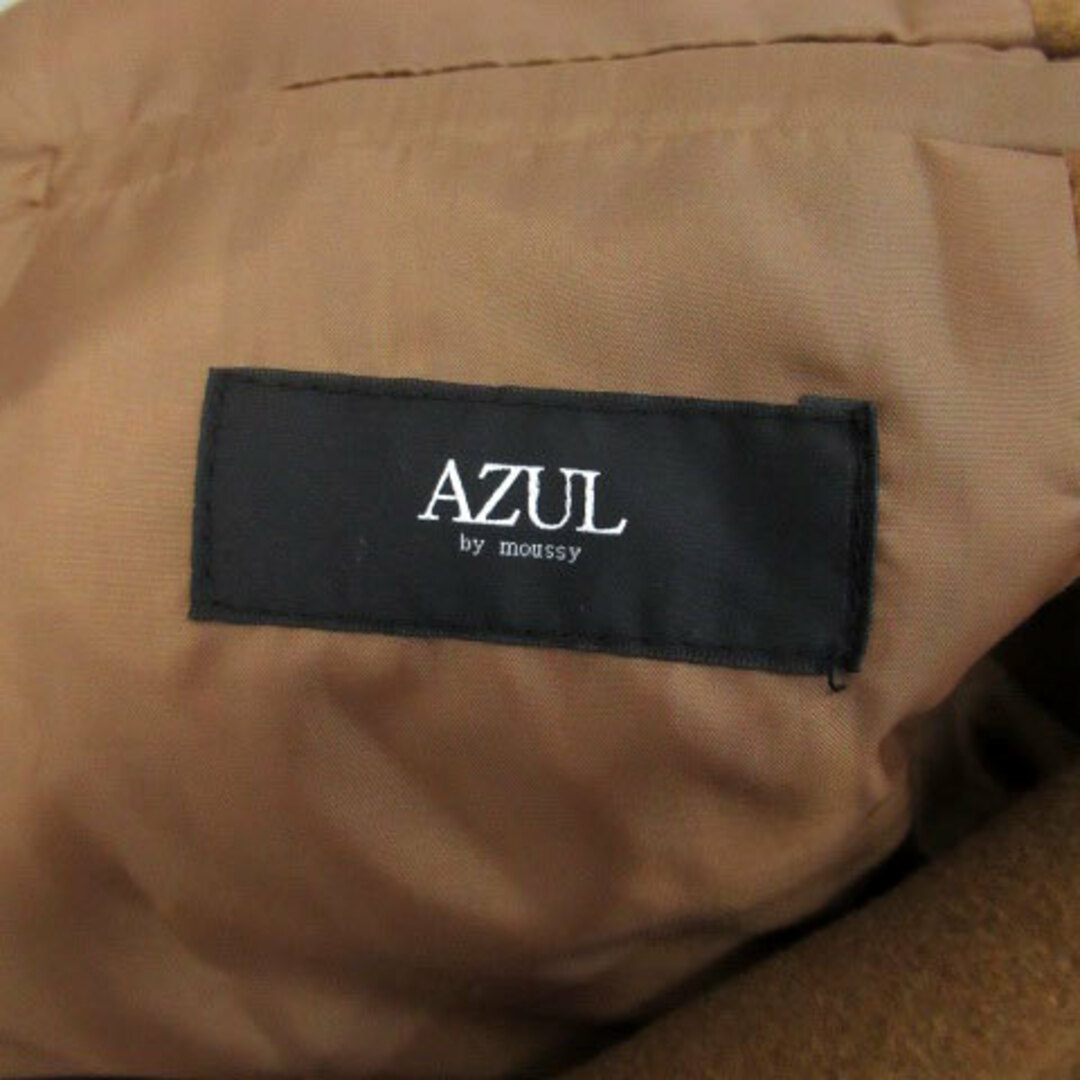 AZUL by moussy(アズールバイマウジー)のアズールバイマウジー チェスターコート ロング丈 シングルボタン S ブラウン メンズのジャケット/アウター(その他)の商品写真