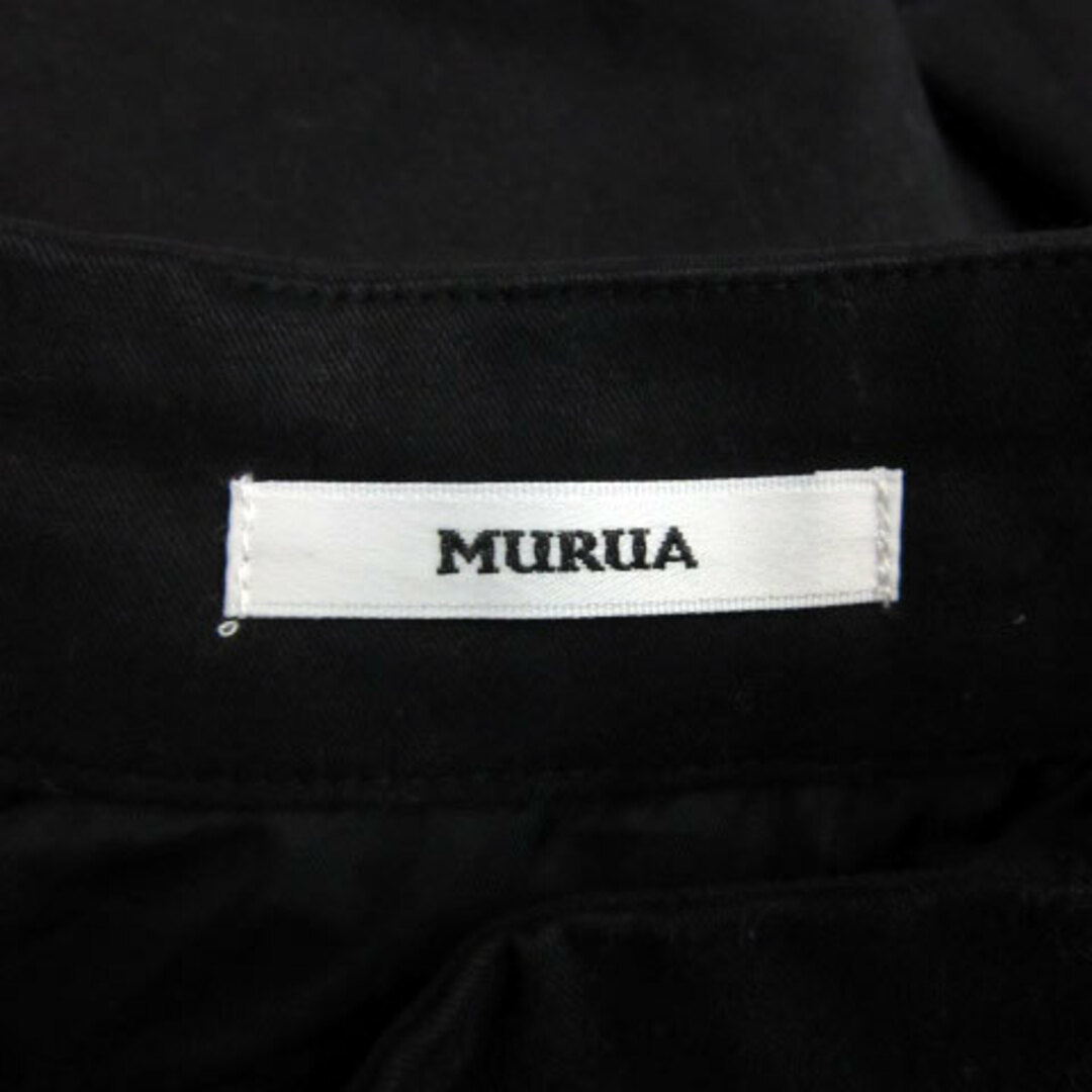 MURUA(ムルーア)のムルーア MURUA フレアスカート マキシ丈 ロング丈 S ブラック 黒 レディースのスカート(ロングスカート)の商品写真