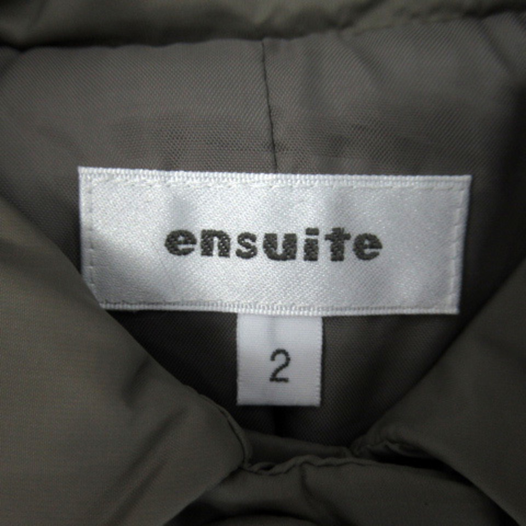 ensuite(エンスウィート)のエンスウィート レナウン ダウンジャケット 七分袖 ステンカラー 2 ■MO レディースのジャケット/アウター(ダウンジャケット)の商品写真
