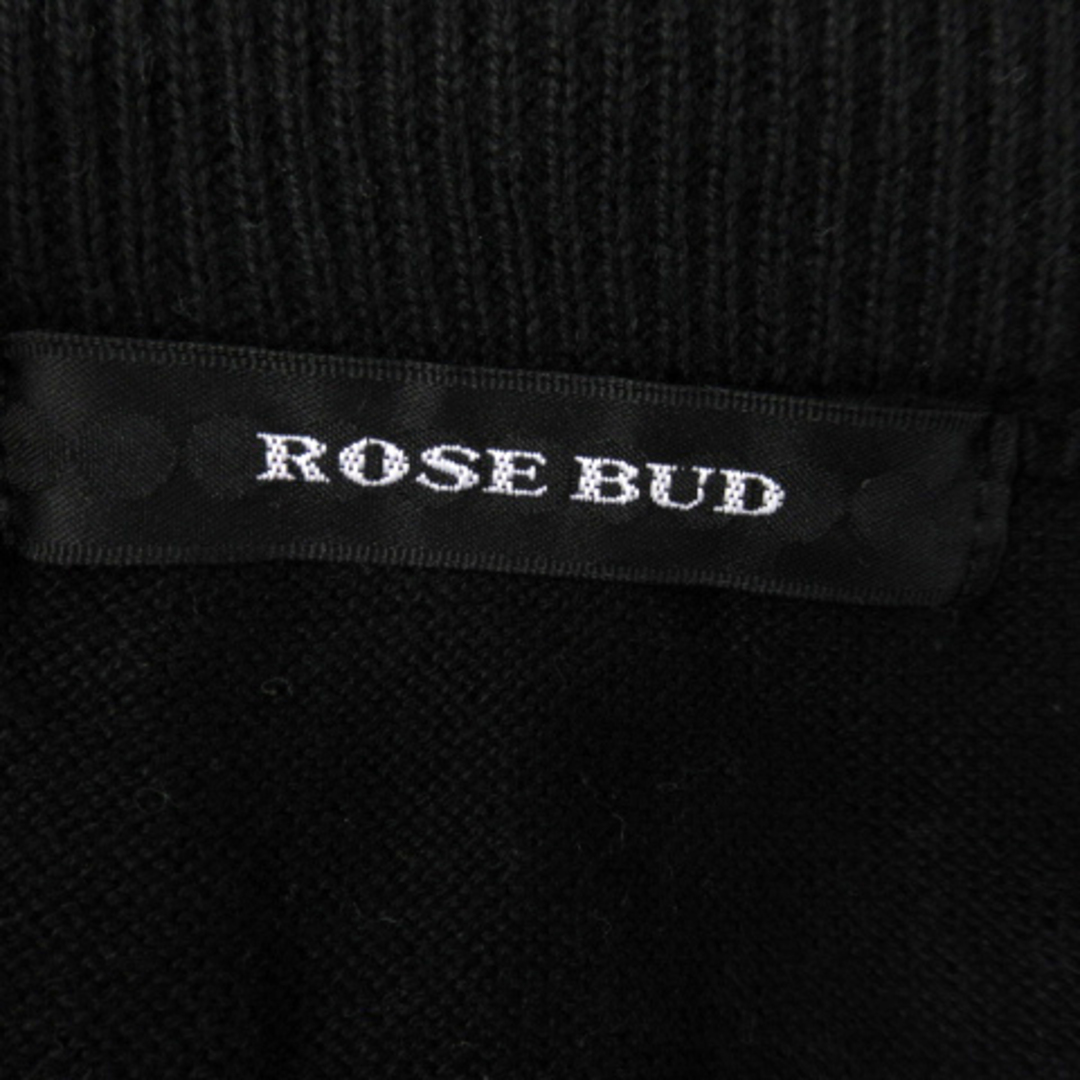 ROSE BUD(ローズバッド)のローズバッド ニットスカート ラップ風スカート フレアスカート F ■MO レディースのスカート(ひざ丈スカート)の商品写真