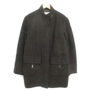 トラサルディ(Trussardi)のトラサルディ コート ミドル丈 スタンドカラー ジップアップ 40 カーキ(その他)