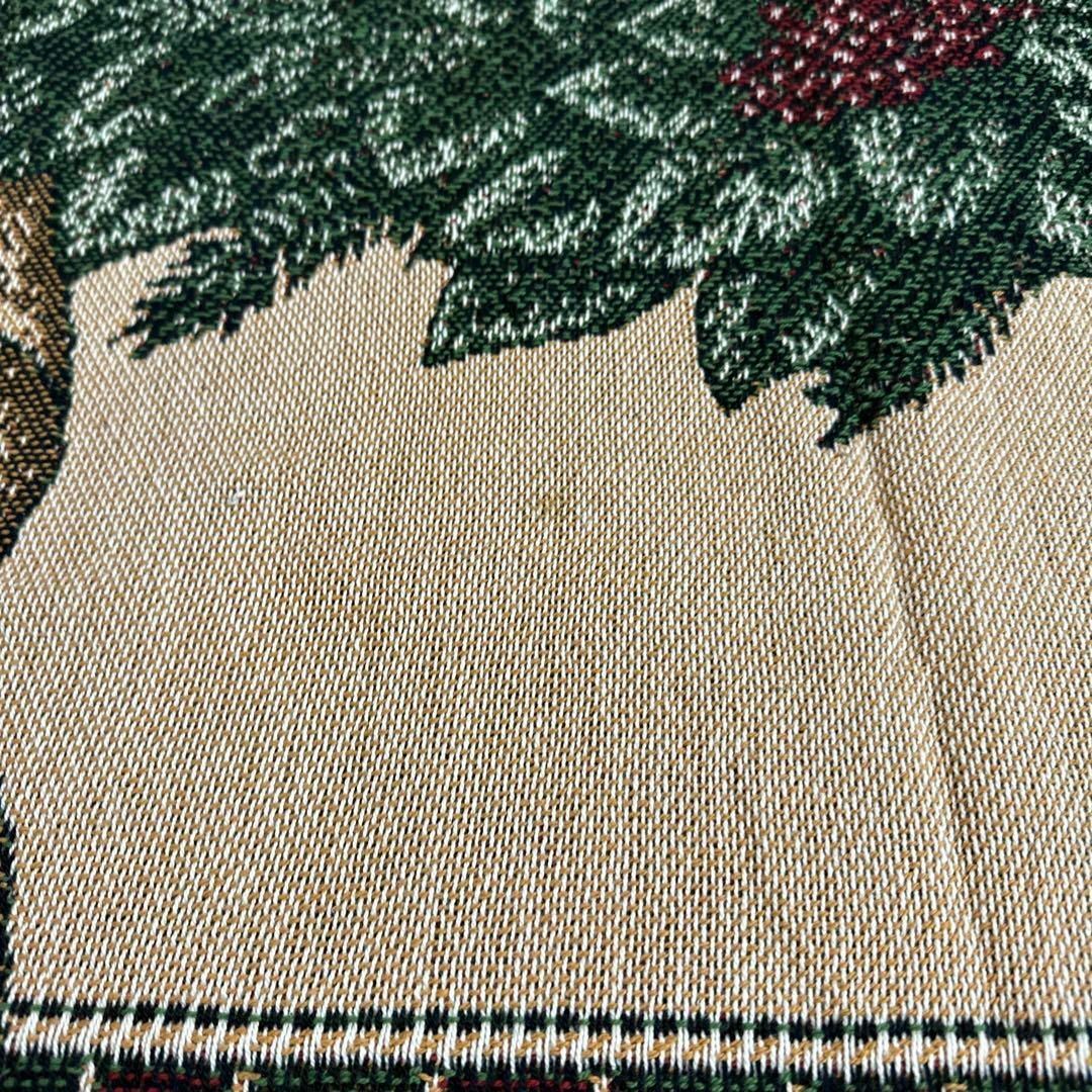クリスマス　マルチ・ソファカバー　ビンテージラグ　179x124 8