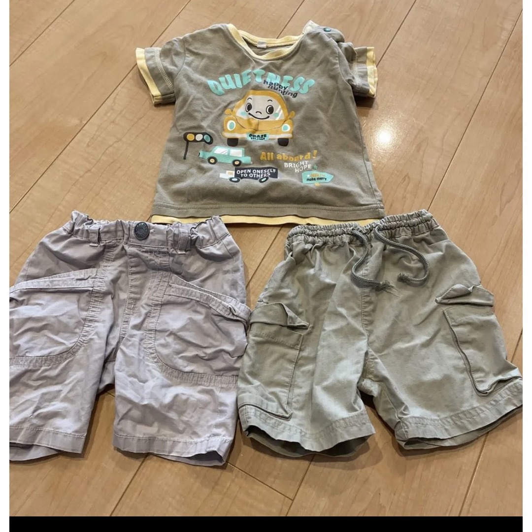 JUNK STORE(ジャンクストアー)の3点セット　サイズ90cm キッズ/ベビー/マタニティのキッズ服男の子用(90cm~)(Tシャツ/カットソー)の商品写真