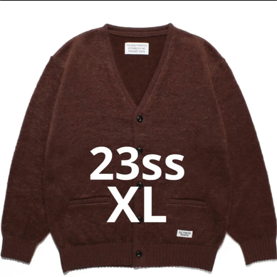 23ss WACKO MARIA MOHAIR KNIT CARDIGAN 1