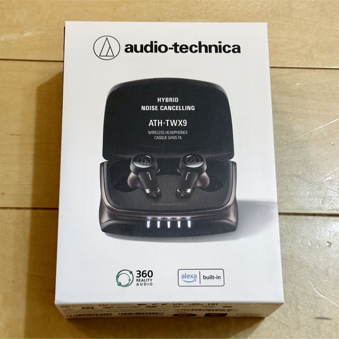 audio-technica(オーディオテクニカ)のaudio-technica ワイヤレスイヤホン ATH-TWX9 スマホ/家電/カメラのオーディオ機器(ヘッドフォン/イヤフォン)の商品写真