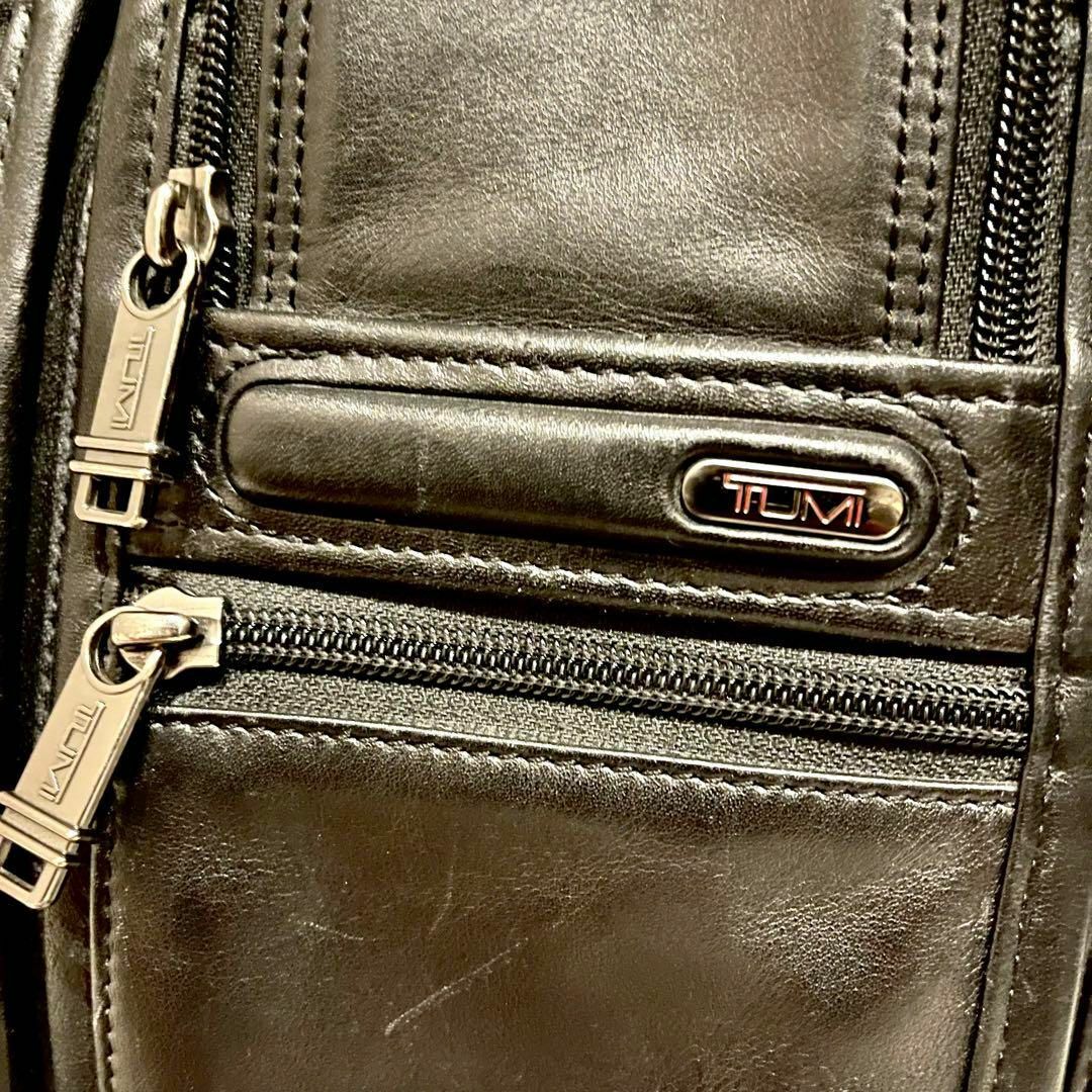 TUMI(トゥミ)の【美品】トゥミ TUMI ブリーフケース 2way ナパレザー 黒 メンズのバッグ(ビジネスバッグ)の商品写真