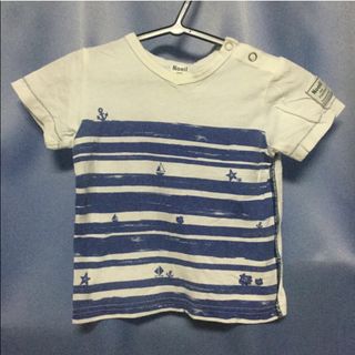 ベベノイユ(BEBE Noeil)のBeBe Noeil ベベ   Tシャツ  マリン柄(Tシャツ/カットソー)