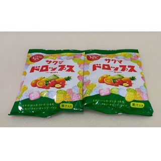 昔ながらのサクマドロップス 124g✕2袋 サクマドロップス12％増量(菓子/デザート)