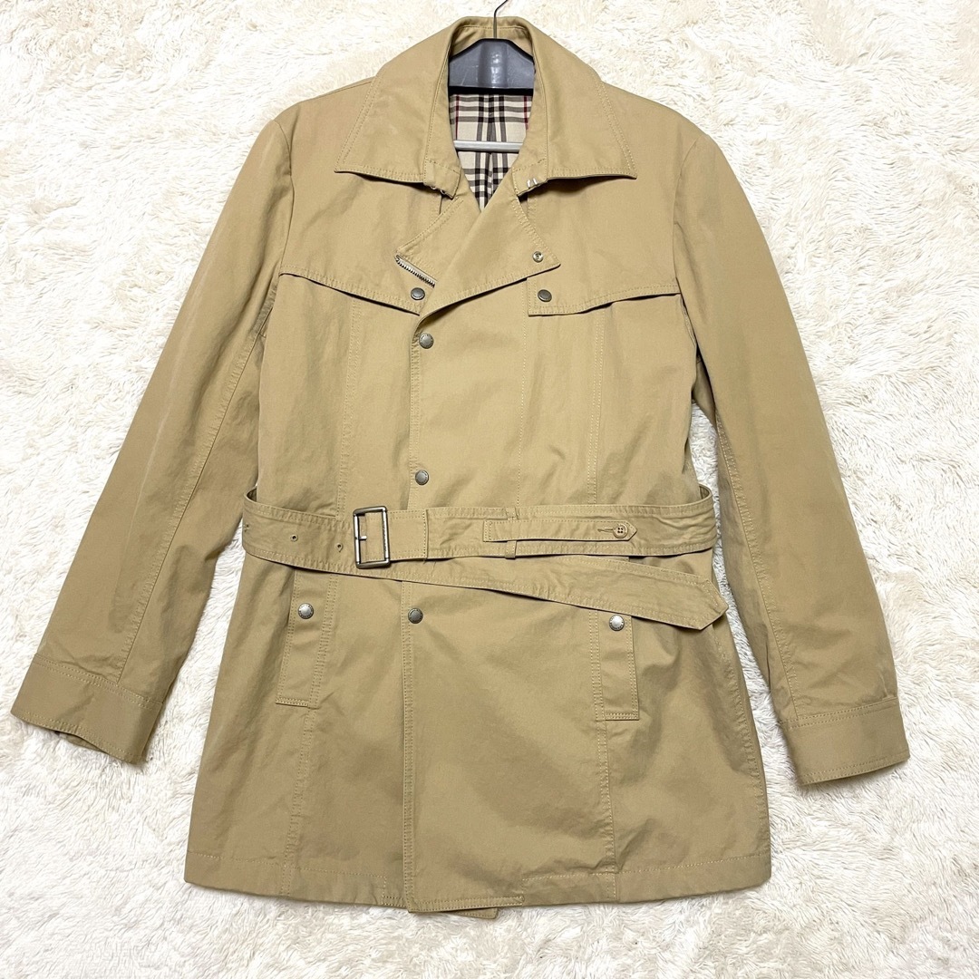 美品】バーバリーブルーレーベル トレンチコート ノバチェック