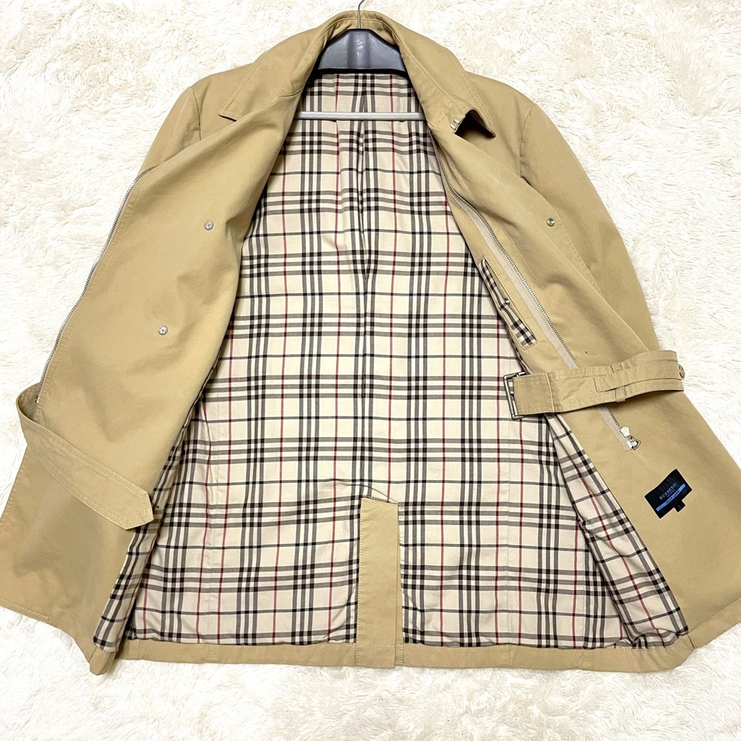 美品】バーバリーブルーレーベル トレンチコート ノバチェック