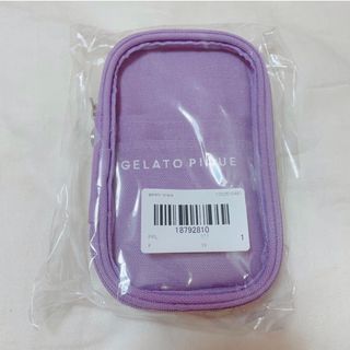 ジェラートピケ(gelato pique)の未使用タグ付き パープル　ジェラートピケ キャリーポーチ アクスタケース(ポーチ)