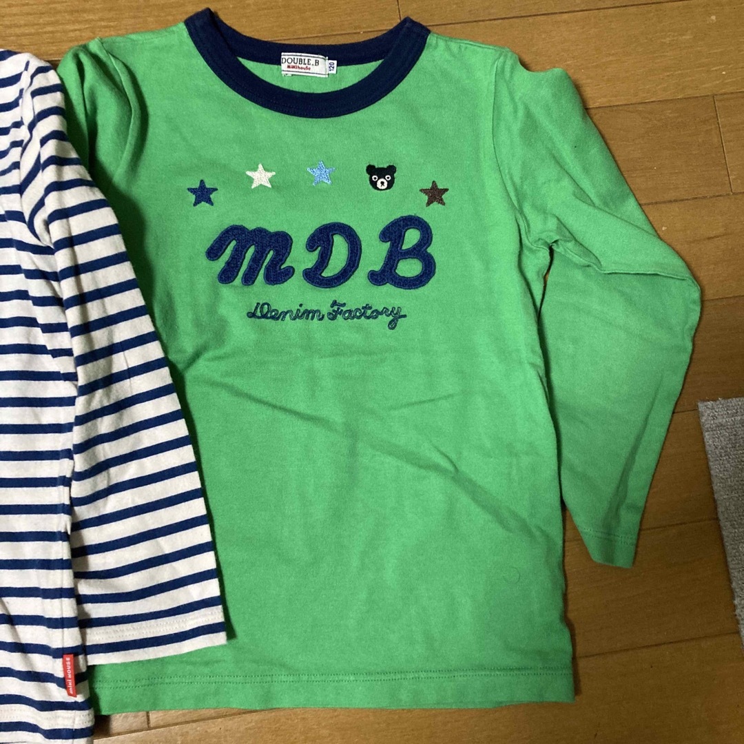 新品 ミキハウス 長袖Tシャツ 男の子 120cm - Tシャツ/カットソー