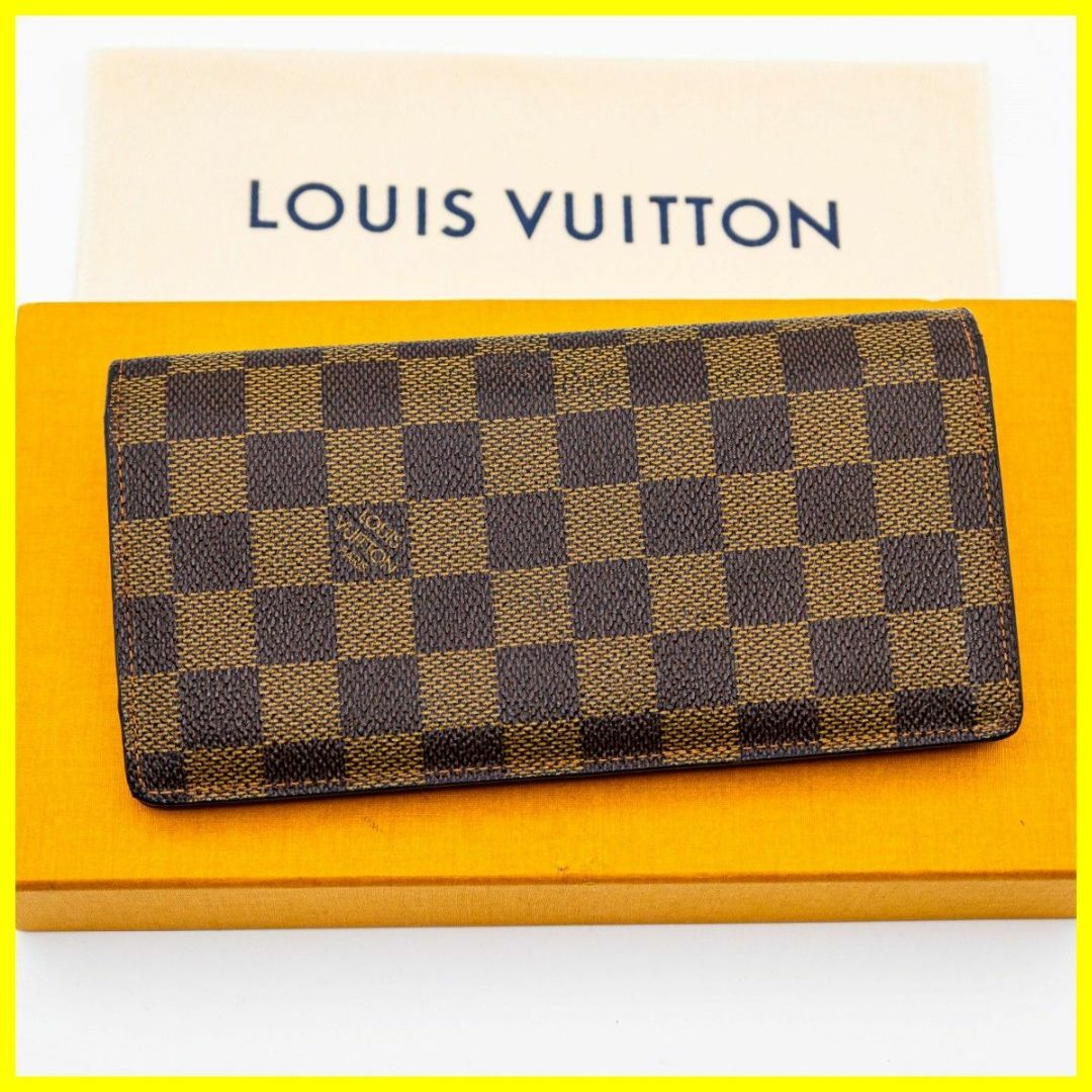 ☆美品☆ ヴィトン 長財布 ダミエ ポルトフォイユ ブラザ - 財布