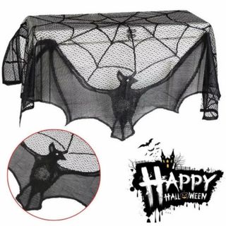 ハロウィン コウモリ パーティーグッズ 装飾品  飾り 装飾 イベント(レースカーテン)