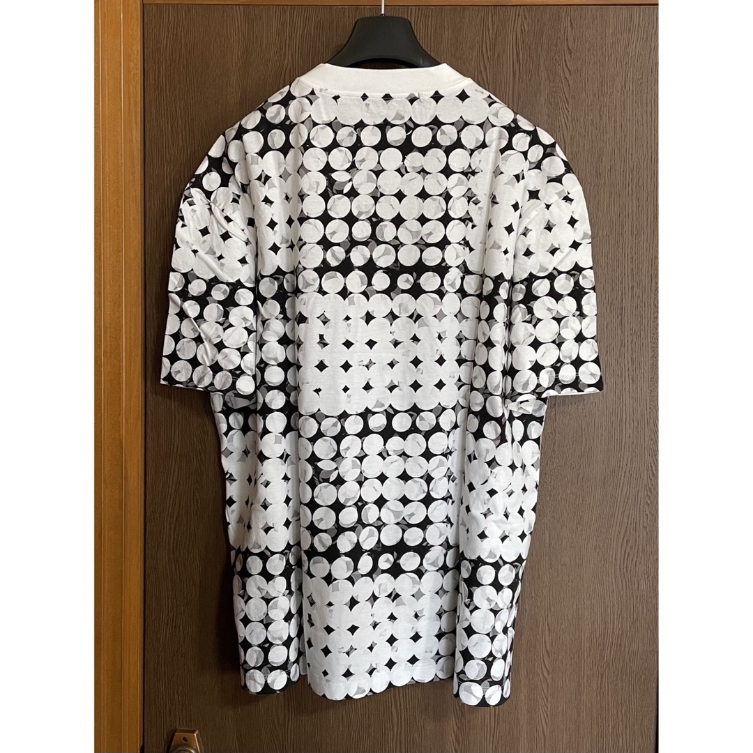 白46新品 メゾン マルジェラ パンチホール ポルカドット プリント Tシャツ