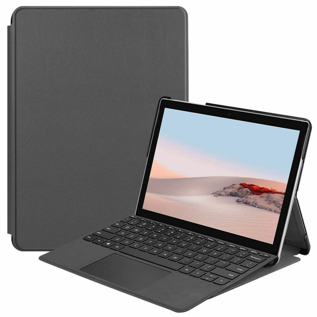 【色: 灰色】Shron マイクロソフト Surface Go 2 / Go3