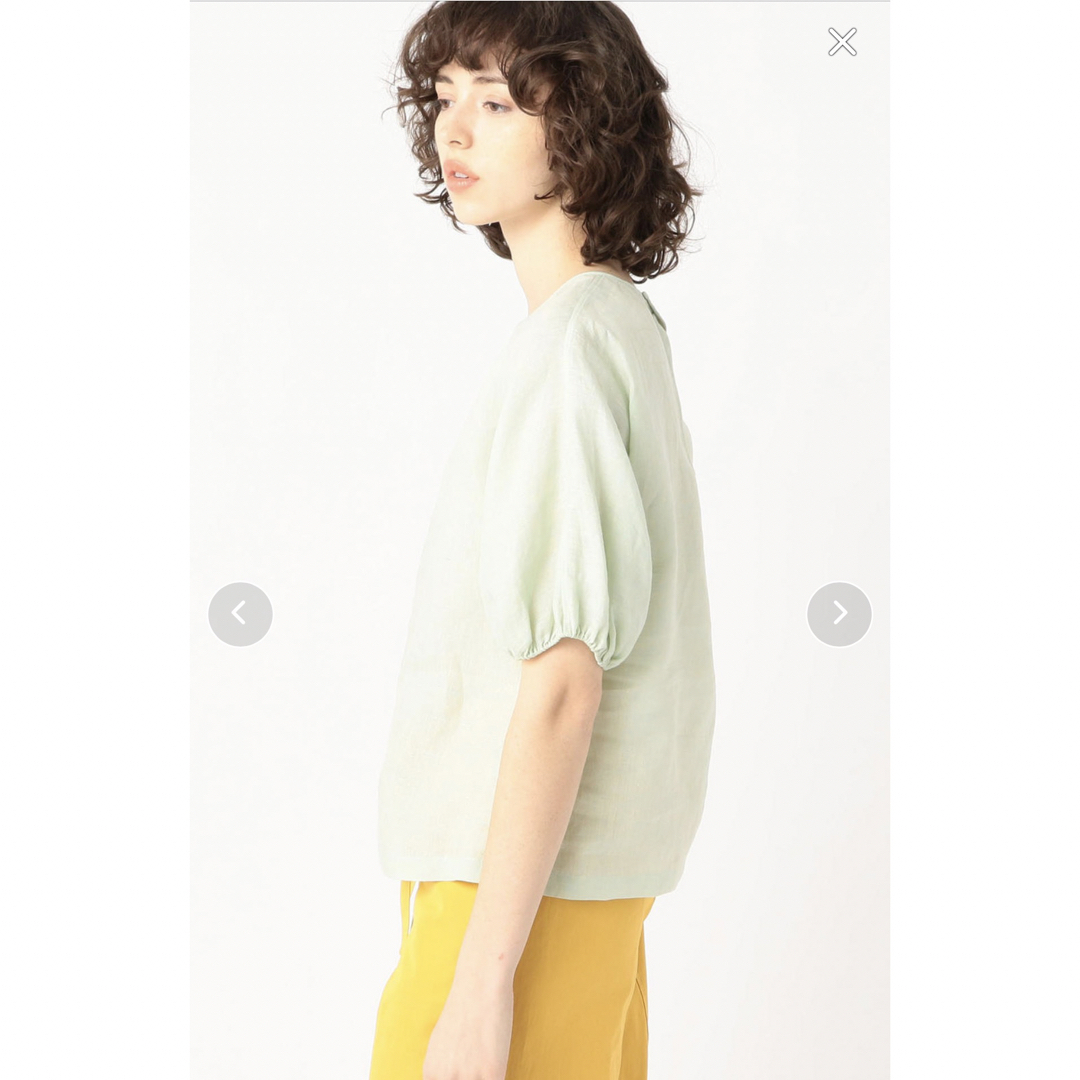 ANDMARY べべリボントップス モカブラウン - Tシャツ/カットソー(半袖