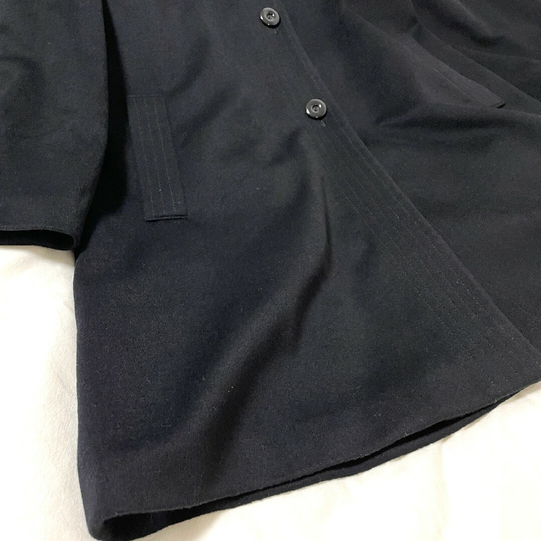 ベルタボーノ 上質 ロングコート カシミヤ100% スタンドカラー 冠婚
